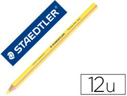 Lapices Fluorescente Staedtler Triangular Top Star Amarillo Caja de 12 Unidades