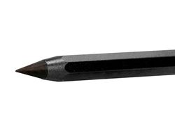 Lapiz de grafito infinito liderpapel aluminio hexagonal negro ultra resistente 1 punta de recambio