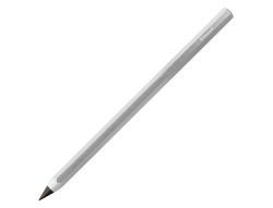 Lapiz de grafito infinito liderpapel aluminio hexagonal plateado ultra resistente 1 punta de recambio