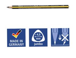 Lápiz triangular mina de 4 mm Staedtler