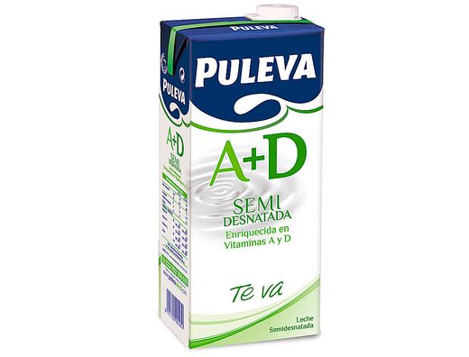 Leche Semidesnatada Puleva Brik de 1 Litro