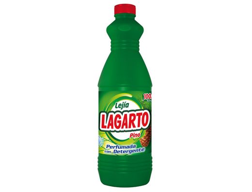 Lejia con detergente lagarto pino botella de 1,5 l