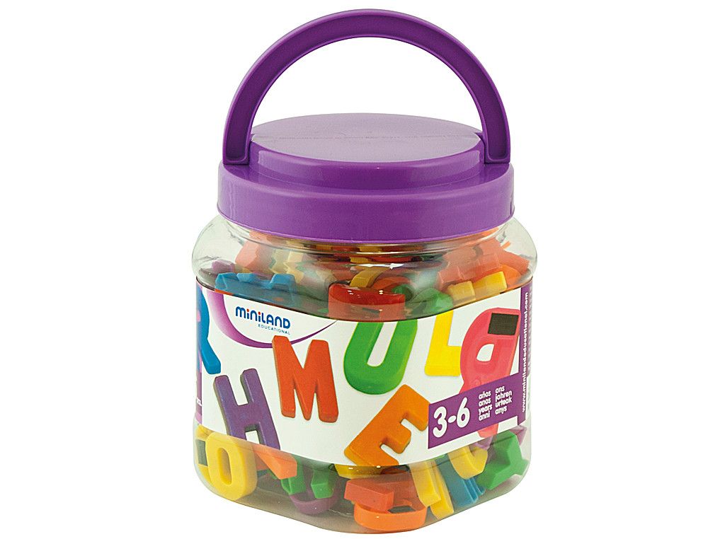 Letras mayúsculas magnéticas (155 piezas)