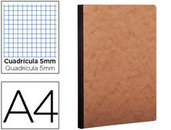 Libreta Age-Bag Tapa Cartulina Lomo Cosido Cuadro 5 mm 96 Hojas Color Havana 210X297 Mm