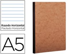 Libreta Age-Bag Tapa Cartulina Lomo Cosido Rayado Horizontal 96 Hojas Color Havana 148X210 Mm