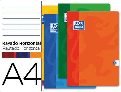Libreta Escolar Oxford 48 H Din A4 1 Raya Horizontal