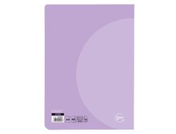 Libreta liderpapel 360 tapa de plastico a4 48 hojas 90g/m2 cuadro 4 mm con margen colores pastel surtidos
