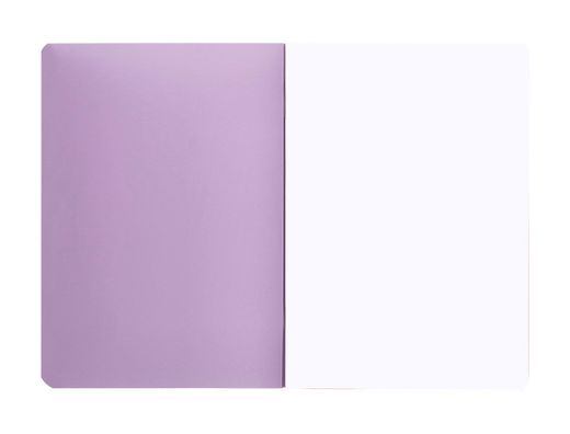 Libreta liderpapel 360 tapa de plastico a4 48 hojas 90g/m2 liso sin margen colores pastel surtidos