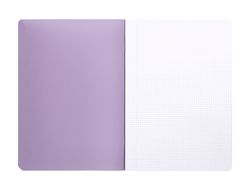 Libreta liderpapel 360 tapa de plastico a5 48 hojas 90g/m2 cuadro 5 mm con doble margen colores pastel