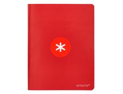 Libreta liderpapel antartik a5+ plus cosida 48 hojas 90g/m2 cuadro 4mm con margen 6 colores surtidos