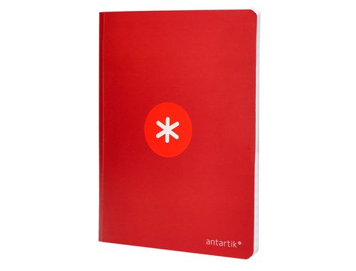 Libreta liderpapel antartik a5+ plus cosida 48 hojas 90g/m2 rayado horizontal con margen 6 colores surtidos
