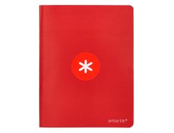Libreta liderpapel antartik a5+ plus cosida 48 hojas 90g/m2 rayado horizontal con margen 6 colores surtidos