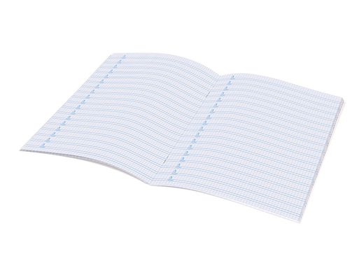 Libreta liderpapel pautaguia tapa cartoncillo 32h A5+ 75gr cuadriculado pautado 4mm con margen 6 colores surtidos