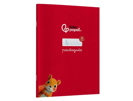 Libreta liderpapel pautaguia tapa cartoncillo 32h A5+ 75gr cuadriculado pautado 4mm con margen 6 colores surtidos