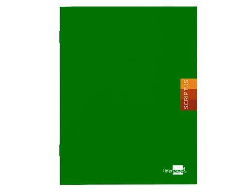 Libreta Liderpapel Scriptus A5 48 Hojas 90G/M2 Cuadro 4Mm con Margen Color Verde