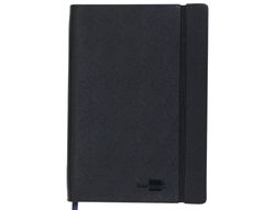 Libreta Liderpapel Simil Piel A5 120 Hojas 70G/M2 Indice Negro