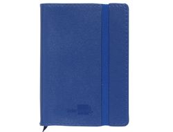 Libreta Liderpapel Simil Piel A6 120 Hojas 70G/M2 Indice Azul