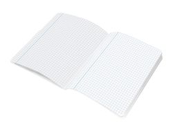 Libreta liderpapel smart A4 48 hojas 75gr cuadro 5mm con margen colores surtidos