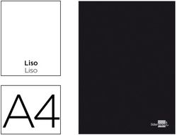 Libreta Liderpapel Tapa Negra A4 80 Hojas 60G/M2 Liso Sin Margen