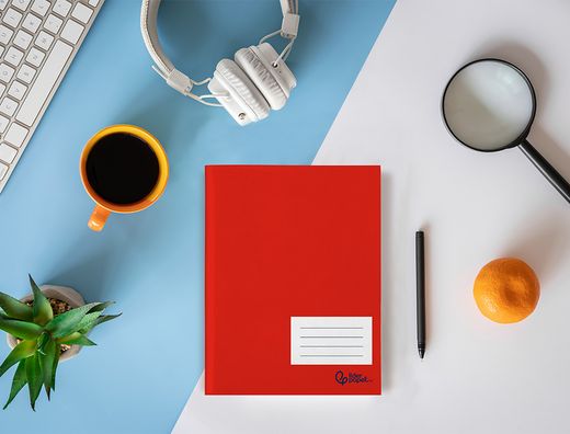 Libreta liderpapel smart A5 plus 32 hojas 75gr cuadro 4mm con margen
