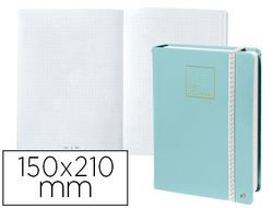 Libreta quo vadis life journal infinite dots puntos 15x21 cm 224 hojas tapa similpiel verde