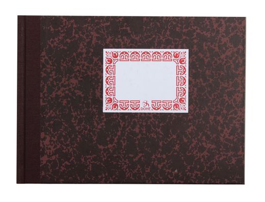 Libro Cartone Cuarto 100 Hojas -Caja Entrada y Salida Apaisad