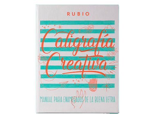 Libro de caligrafia rubio creativa 150 paginas tapa dura 27x21 cm