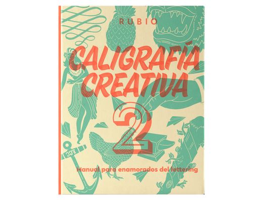 Libro de caligrafia rubio creativa 2 150 paginas tapa dura 27x21 cm