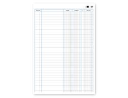 Libro liderpapel folio cartone 100 hojas cuentas corrientes debe haber y saldo