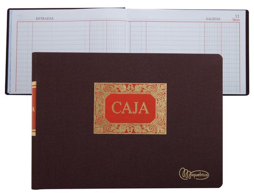Libro Miquelrius Cuarto -Apaisado -100 Hojas -Caja -Entrada y Salida