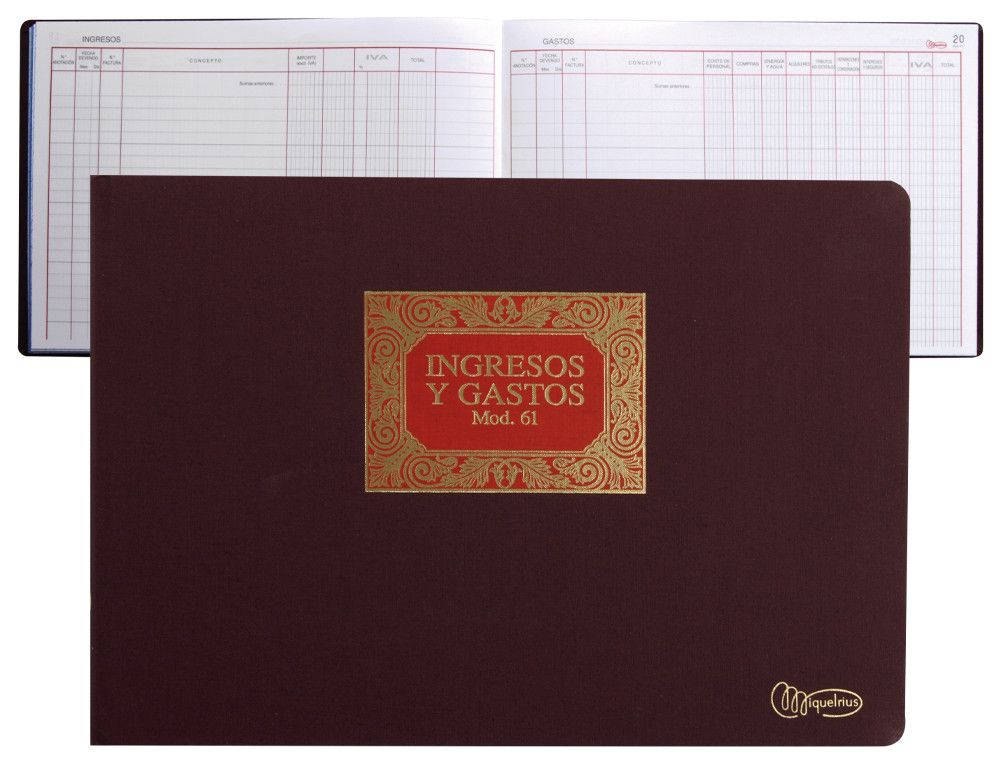 Miquelrius - Libro Contable Fº 50 Hojas Actas - Ideal para tu Negocio