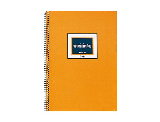 Libro Miquelrius N. 96 Cuarto 50 Hojas -Vencimientos