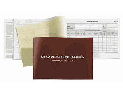 Libro Subcontratacion Catalan Miquelrius Folio Natural Juego de 10 Hojas Autocopiativas