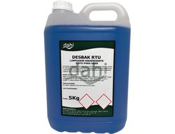 Limpiador bactericida desbak azul sin aclarado garrafa 5 litros