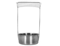 Limpiador con soporte liderpapel para brochas y pinceles de aluminio 18x10,5 cm