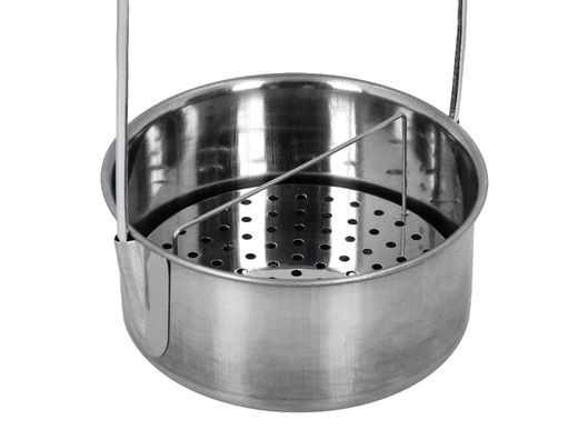 Limpiador con soporte liderpapel para brochas y pinceles de aluminio 18x10,5 cm