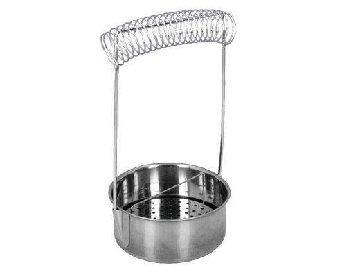 Limpiador con soporte liderpapel para brochas y pinceles de aluminio 18x10,5 cm