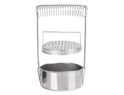 Limpiador con soporte liderpapel para brochas y pinceles de aluminio 18x10,5 cm