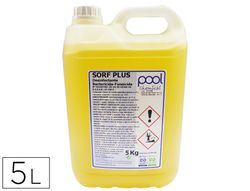 Limpiador higienizante desodorizante desinfectante sorf plusamarillo rtu garrafa 5 litros