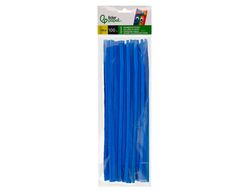 Limpiapipas de chenilla liderpapel 30 cm color azul mate bolsa de 100 unidades