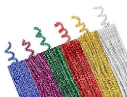 Limpiapipas de chenilla liderpapel 30 cm colores brillantes surtidos bolsa de 100 unidades