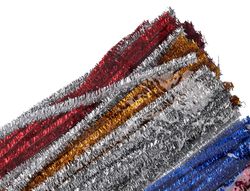 Limpiapipas de chenilla liderpapel 30 cm colores brillantes surtidos bolsa de 30 unidades