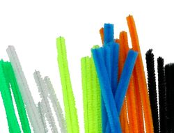 Limpiapipas de chenilla liderpapel 30 cm colores mate surtidos bolsa de 30 unidades