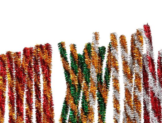 Limpiapipas de chenilla liderpapel 30 cm dos colores brillantes surtidos bolsa de 30 unidades