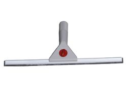 Limpiaventanas Q-Connect Industrial Mango de Acero y Hoja Limpiadora de Plastico de 40 cm de Ancho