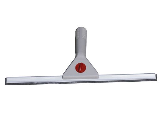 Limpiaventanas Q-Connect Industrial Mango de Acero y Hoja Limpiadora de Plastico de 40 cm de Ancho