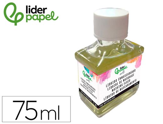 Liquido enmascarador para acuarela liderpapel bote de 75 ml