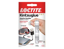LOCTITE Expositor 16 masillas flexibles Kintsuglue. 8 blísters masilla blanca y 8 negra. 2269706