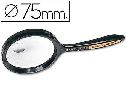 Lupa Cristal Bifocal 7507 75 Mm. -Mango Curvo