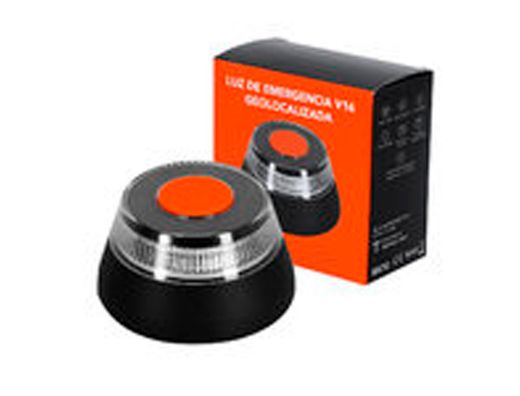 Luz de emergencia V16 homologada DGT baliza geolocalizada color negro